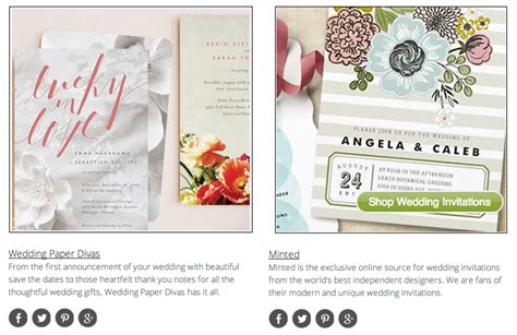 Top 10 Wedding Invitation Websites.